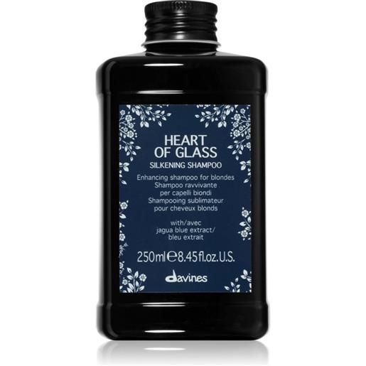 Davines heart of glass silkening shampoo 250 ml