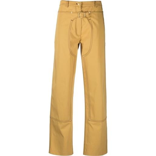Stella McCartney pantaloni dritti - giallo