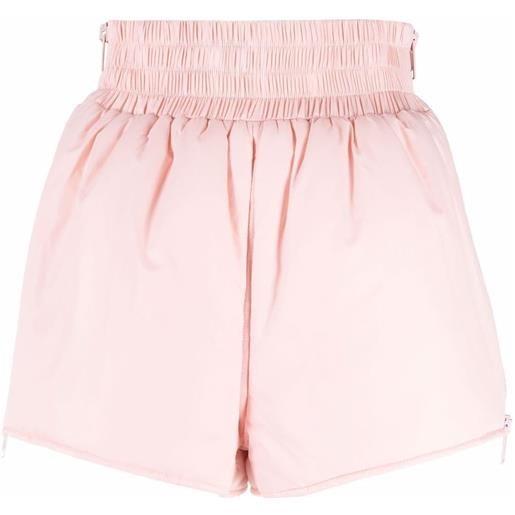 RED Valentino shorts con zip laterale - rosa