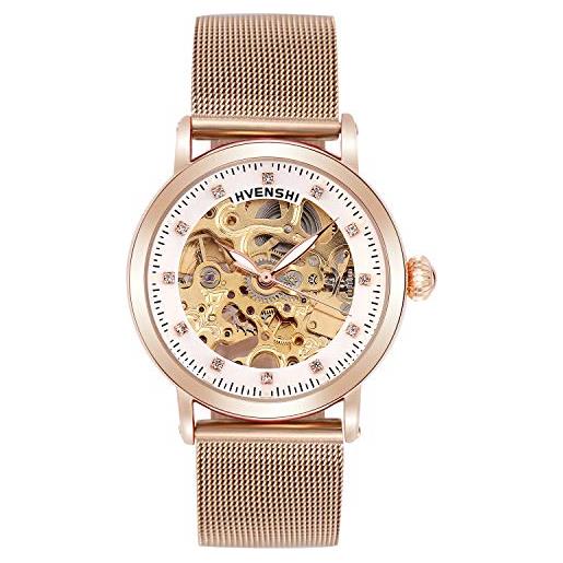 RORIOS automatico meccanico orologio donna luminoso orologio da polso scheletro dial elegant women watches