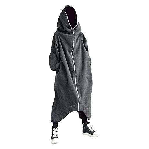 Daikascbny felpa uomo con cappuccio sportivo maniche lunghe scollo rotondo con tasche classico giacca casual caldo confortevole da jogging allenamento hoodie uomo