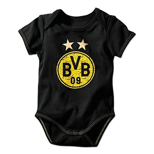 Borussia Dortmund, pagliaccetti con emblema, nero-giallo, 