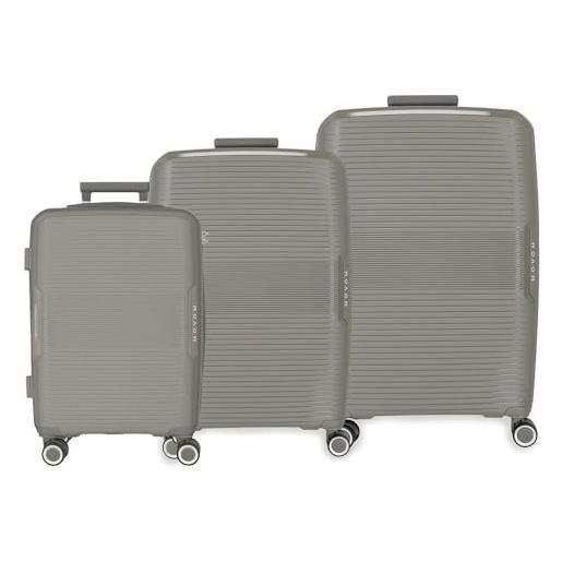 MOVOM inari set di valigie, taglia unica, grigio, taglia unica, set di valigie