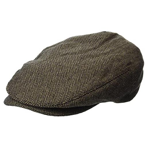 Brixton hooligan driver snap hat beret, marrone/khaki, l unisex-adulto