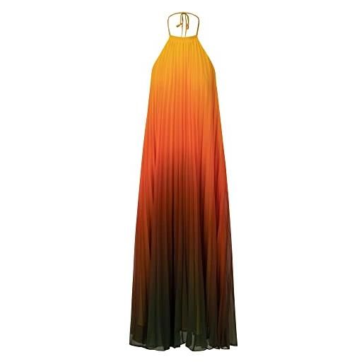 APART Fashion vestito nan, arancione-multicolore, 42 donna