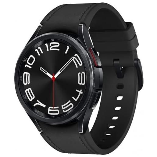 Samsung galaxy watch6 classic sm-r950nzkadbt smartwatch e orologio sportivo 3,3 cm (1.3) oled 43 mm digitale 432 x 432 pixel touch screen nero wi-fi gps (satellitare)