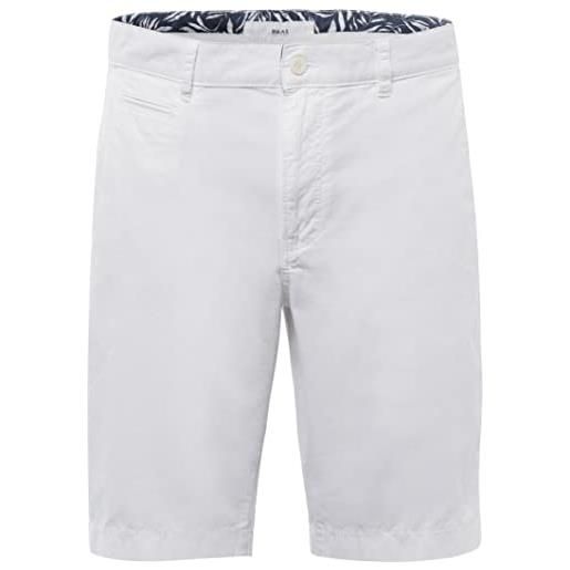 BRAX style bari bermuda chino sportivi classici in cotone pantaloncini eleganti, bianco, 40w x 34l uomo