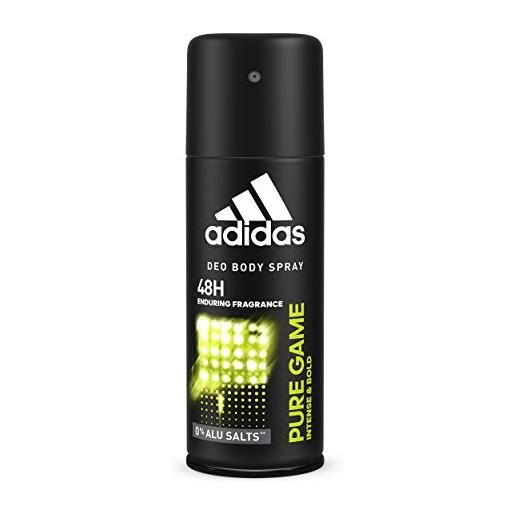 Adidas pure game deos body spray uomo