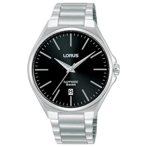 Lorus orologio analogico al quarzo uomo con cinturino in acciaio inossidabile rs945dx9
