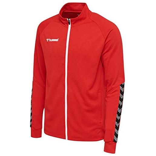 hummel hmlauthentic kids poly zip jacket color: true red_talla: 176