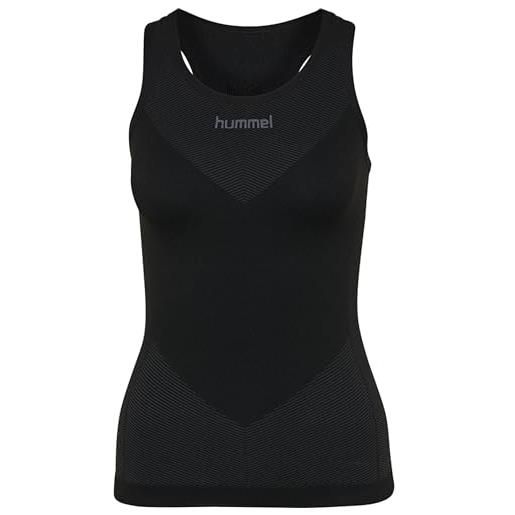 hummel first seamless tank top woman - tank top da donna tank top, donna, nero, xs/s