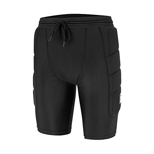Reusch compression short soft padded, sotto i pantaloncini adulto unisex, 7700 black, xxs
