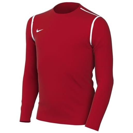 Nike y nk df park20 crew top r maglia a maniche lunghe, rosso university/bianco/bianco, 12-13 anni unisex-bambini e ragazzi