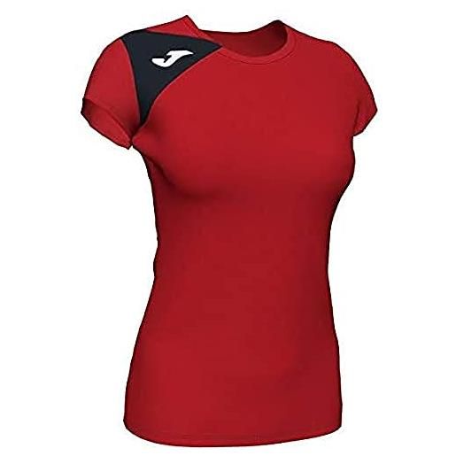 Joma Joma900868.601.2xs spike ii t-shirt donna, bambina, rosso-nero, 2xs