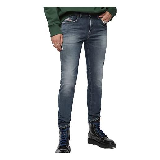 Diesel thommer-t 084yp - jeans da uomo, modello regular slim skinny, blu, 29w