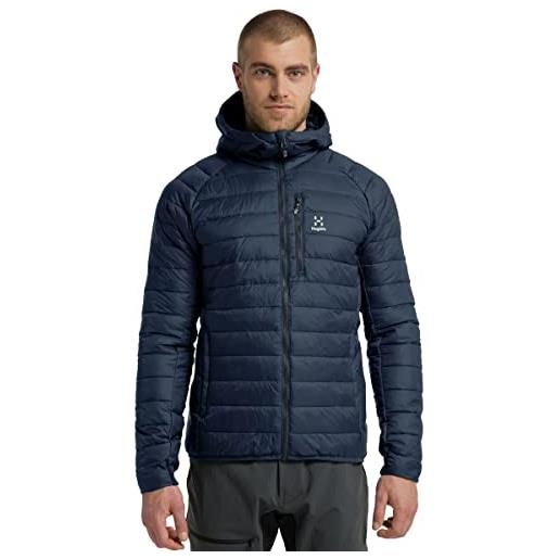 Haglöfs haglofs spire mimic hood men gilet, nero (true black solid), m uomo