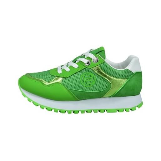 BAGATT d31-a6l16, scarpe da ginnastica donna, verde, 37 eu