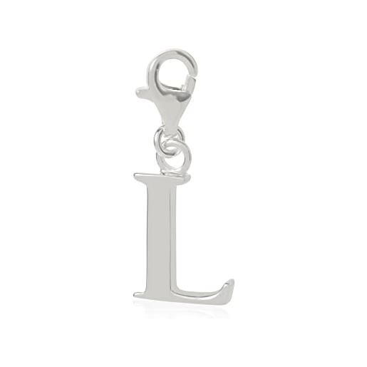 Thomas Sabo charm club pendente da donna a forma di lettera l in argento sterling 925 0186-001-12
