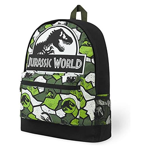 Jurassic World zaino bambino - zaino scuola elementare dinosauri(verde)