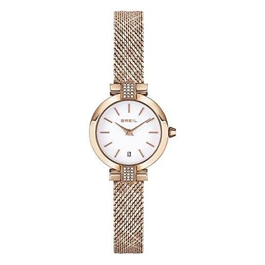 Breil - women's watch soul collection tw1918 - accessori donna - orologio solo tempo per donne con cassa dal diametro di 25 mm e cinturino regolabile da 13,5 a 19 cm