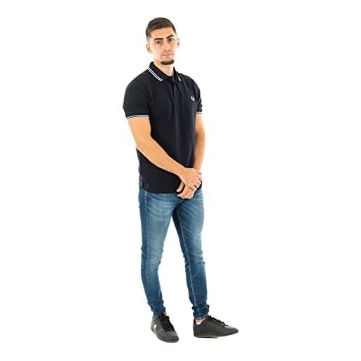 Fred Perry polo m3600 navy/silver blue-q34 s