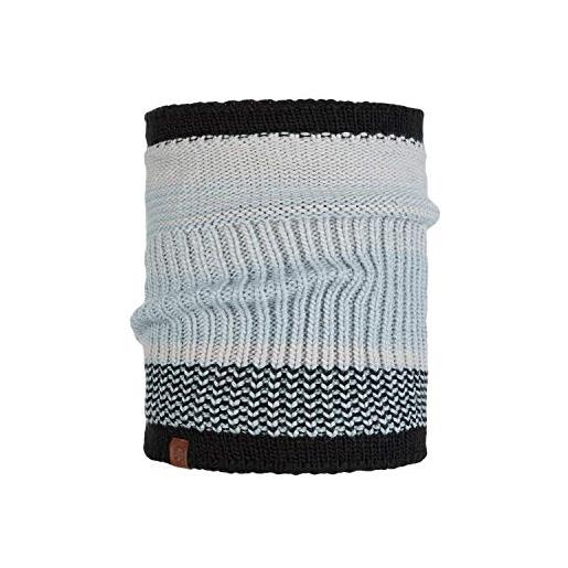 Buff borae, scaldacollo tricot e pile unisex - adulto, grigio, taglia unica