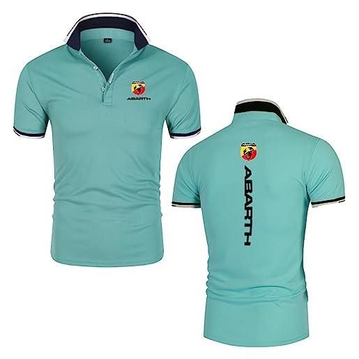 SPONYBORTY polo da golf da uomo ab-arth service t-shirt a maniche corte t-shirt casual polo tee/d/xxl