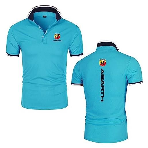 SPONYBORTY polo da golf da uomo ab-arth service t-shirt a maniche corte t-shirt casual polo tee/d/l