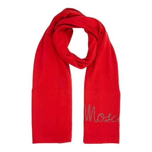 MOSCHINO sciarpa lana donna red