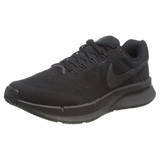 Nike run swift 3, sneaker donna, black/black-dk smoke grey, 44.5 eu