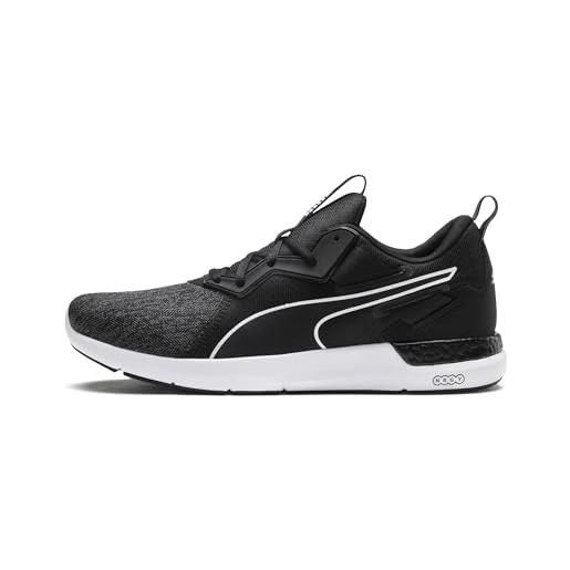 PUMA nrgy dynamo futuro, scarpe running uomo, nero black white 03, 48.5 eu