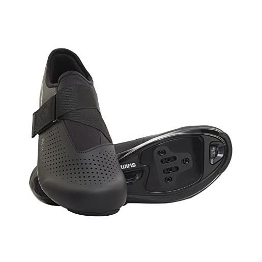Shimano zapatillas sh-rp101, scarpe da ciclista unisex-adulto, nero, 43 eu