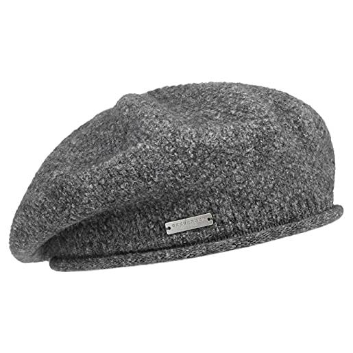 Seeberger berretto basco con bordo arrotolato baschetto invernale taglia unica - antracite