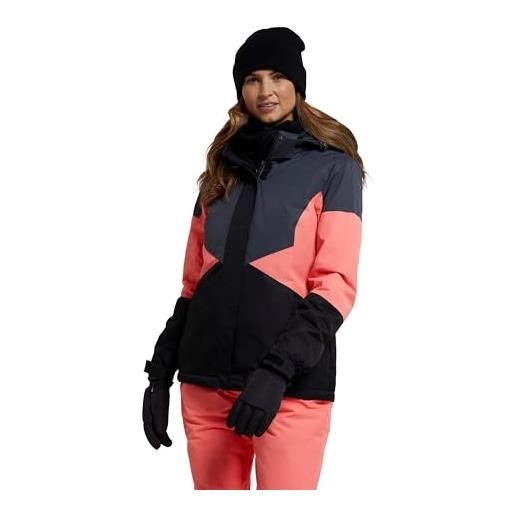 Mountain Warehouse giacca da sci moon da donna - a prova di neve, con isolamento in microfibra, calda e cappuccio regolabile - per inverno vacanze con lo snowboard lilla 44