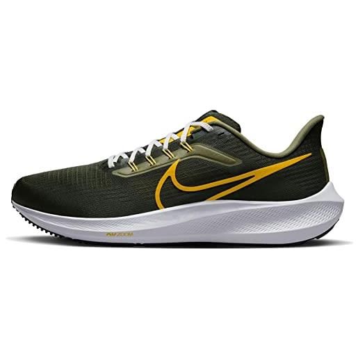 Nike air zoom pegasus 39, sneaker uomo, sequoia/university gold-medium olive, 49.5 eu