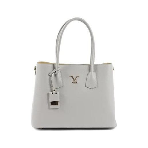 19V69 ITALIA womens handbag grey 10510 v2 dollaro grigio perla