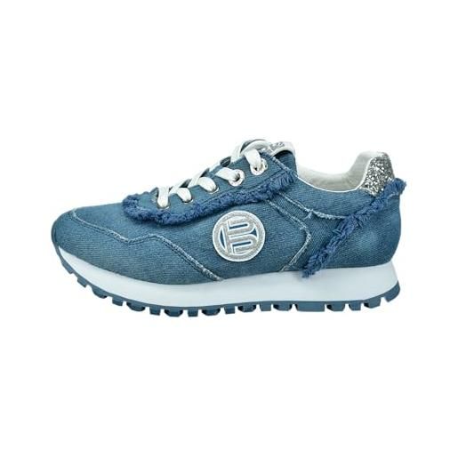 BAGATT d32-a6l17, scarpe da ginnastica donna, blu, 44 eu