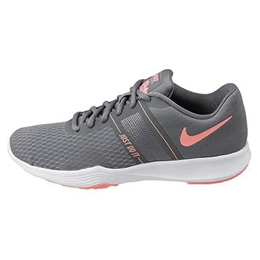 Nike wmns city trainer 2, scarpe da ginnastica basse donna, multicolore (cool grey/oracle pink/wolf grey 001), 43 eu