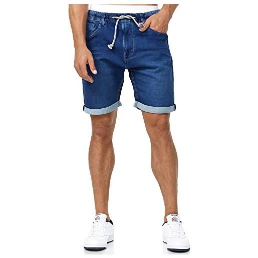Indicode uomini kadin sweatshorts | pantaloncini corti in 82% cotone navy xl