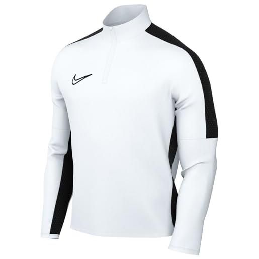 Nike dx4294-451 m nk df acd23 dril top br maglia lunga uomo obsidian/white/white taglia 2xl