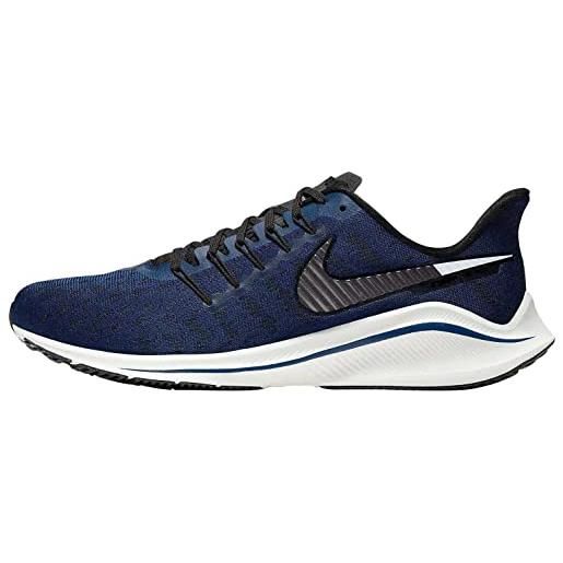 Nike air zoom vomero 14, scarpe da trail running uomo, multicolore coastal blue mtlc dark grey black 402, 46 eu