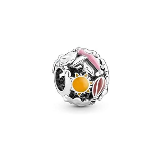 Pandora charm 791695c01 viaggio e cielo arcobaleno