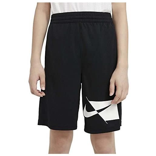 Nike df hbr, pantaloni bambino, nero (white) - m