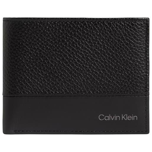 Calvin Klein Jeans calvin klein borsello uomo in pelle, nero (ck black), taglia unica