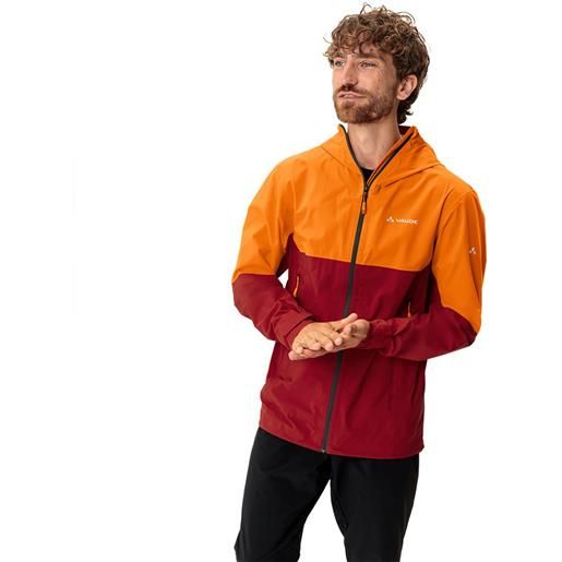 Vaude simony 2.5l iv jacket arancione s uomo