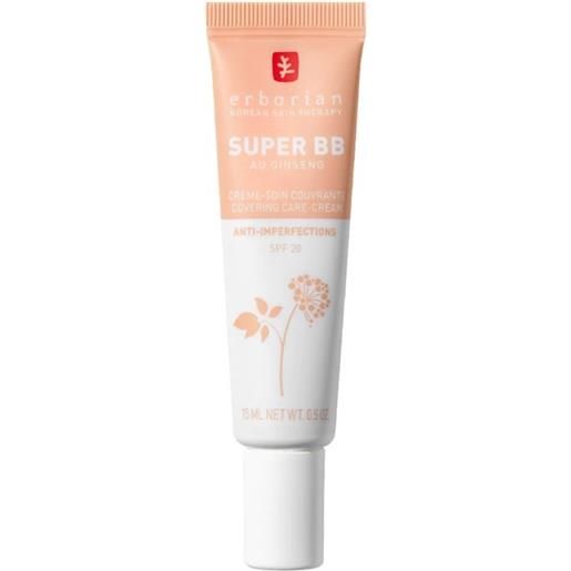 ERBORIAN super bb con ginseng - crema viso coreana anti-imperfezioni clair 15 ml