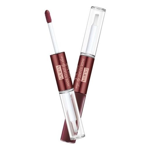 Pupa collection privée made to last lip duo - 014 exclusive burgundy