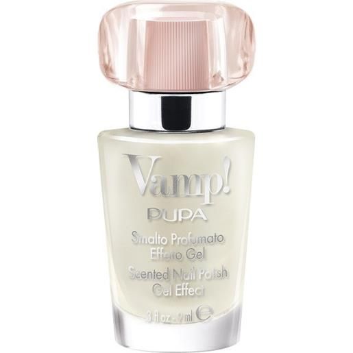 Pupa vamp!Smalto profumato effetto gel rosa - 119 cotton white
