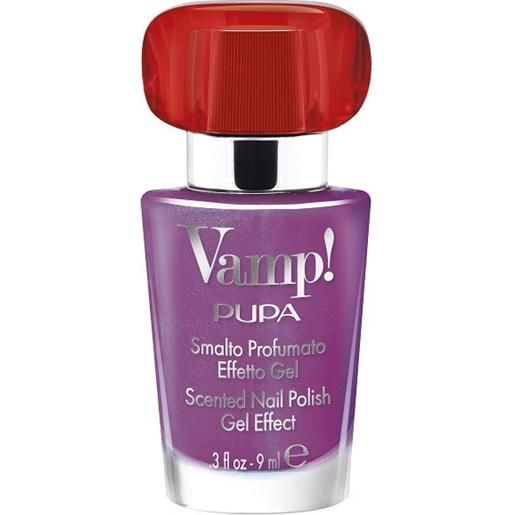Pupa vamp!Smalto profumato effetto gel rosso - 215 vibrant violet