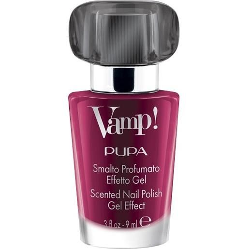 Pupa vamp!Smalto profumato effetto gel nero - 303 audacious purple